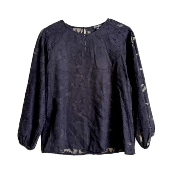 BLACK blouse in good condition, size M - Picture 1 of 4